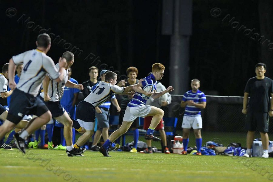 Wheaton Men\'s Rugby vs Mass Maritime.  Photo by Keith Nordstrom